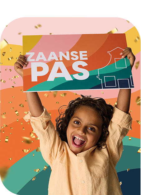 Zaansepas 1 jaar confetti in vorm